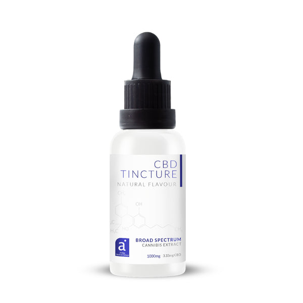 CBD Tincture - Broad Spectrum Cannabis Extract 30ml (Glass Bottle)